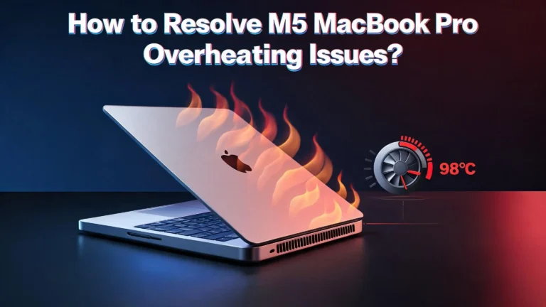 How to Fix M5 MacBook Pro Overheating Issues?