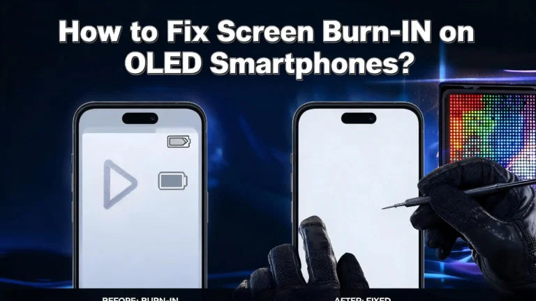 How to Fix Screen Burn-In on OLED Smartphones?