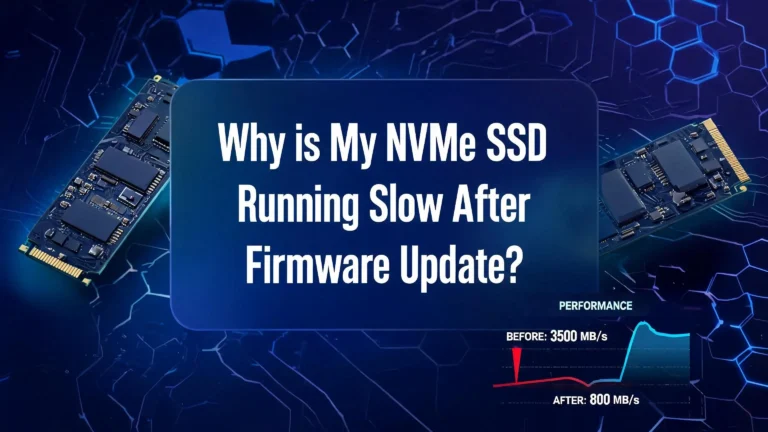 Why Is My NVMe SSD Running Slow After a Firmware Update?