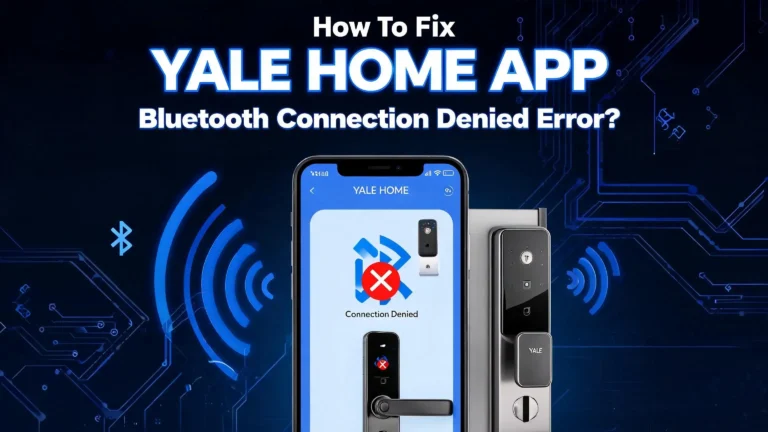 How To Fix Yale Home App Bluetooth Connection Denied Error?