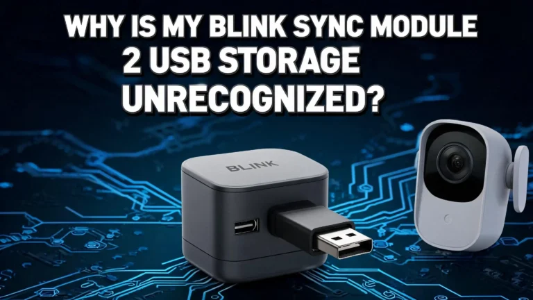 Why Is My Blink Sync Module 2 USB Storage Unrecognized?