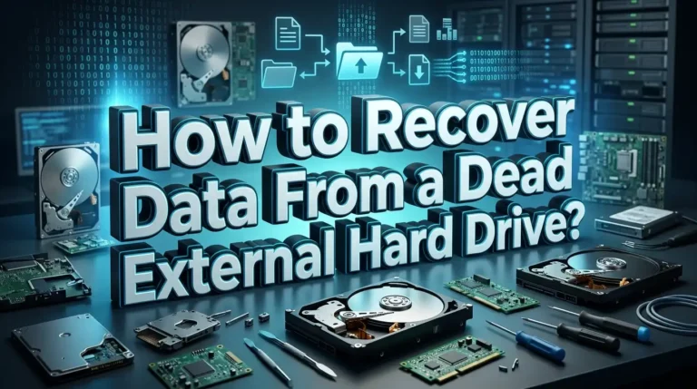 How to Recover Data From a Dead External Hard Drive?