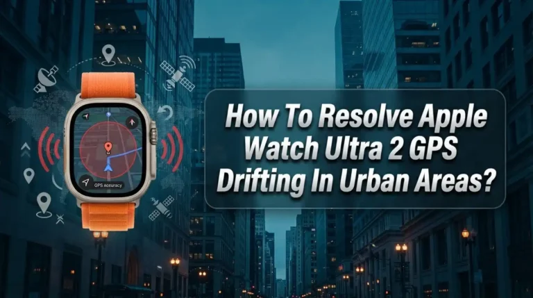 How To Resolve Apple Watch Ultra 2 GPS Drifting In Urban Areas?