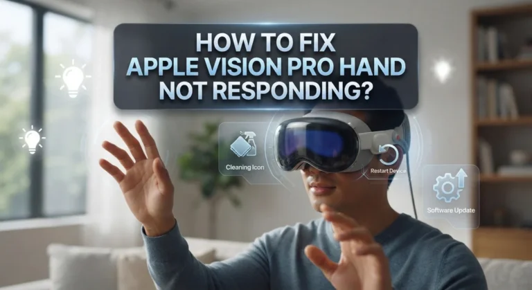 How To Fix Apple Vision Pro Hand Tracking Not Responding?