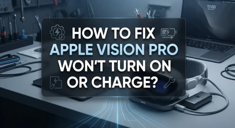 How To Fix Apple Vision Pro Won’t Turn On Or Charge?