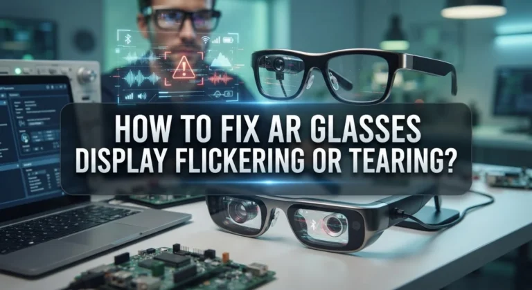 How To Fix AR Glasses Display Flickering Or Tearing?