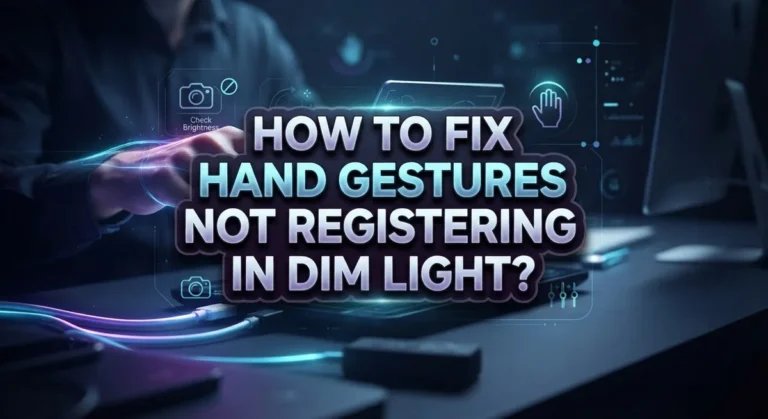 How To Fix Hand Gestures Not Registering In Dim Light?