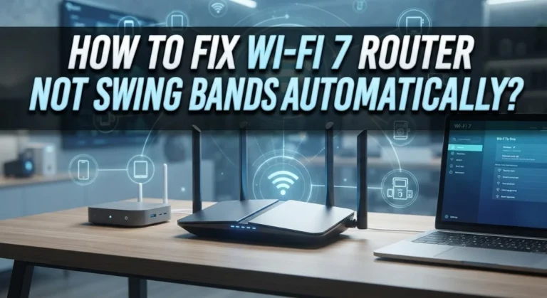 How To Fix Wi-Fi 7 Router Not Switching Bands Automatically?