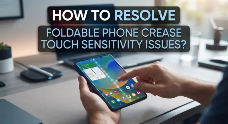 How To Resolve Foldable Phone Crease Touch Sensitivity Issues?