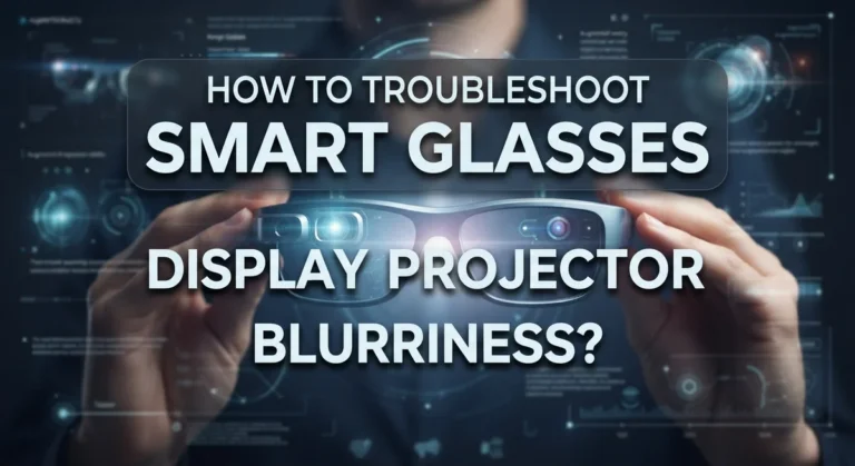 How To Troubleshoot Smart Glasses Display Projector Blurriness?