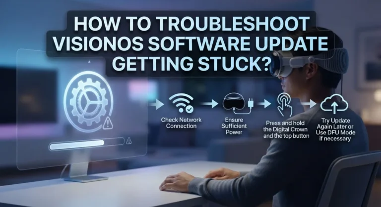 How To Troubleshoot VisionOS Software Update Getting Stuck?